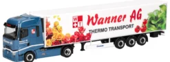 herpa 321242 Renault T facelift Kühlkoffersattelzug Wanner AG LKW-Modell 1:87