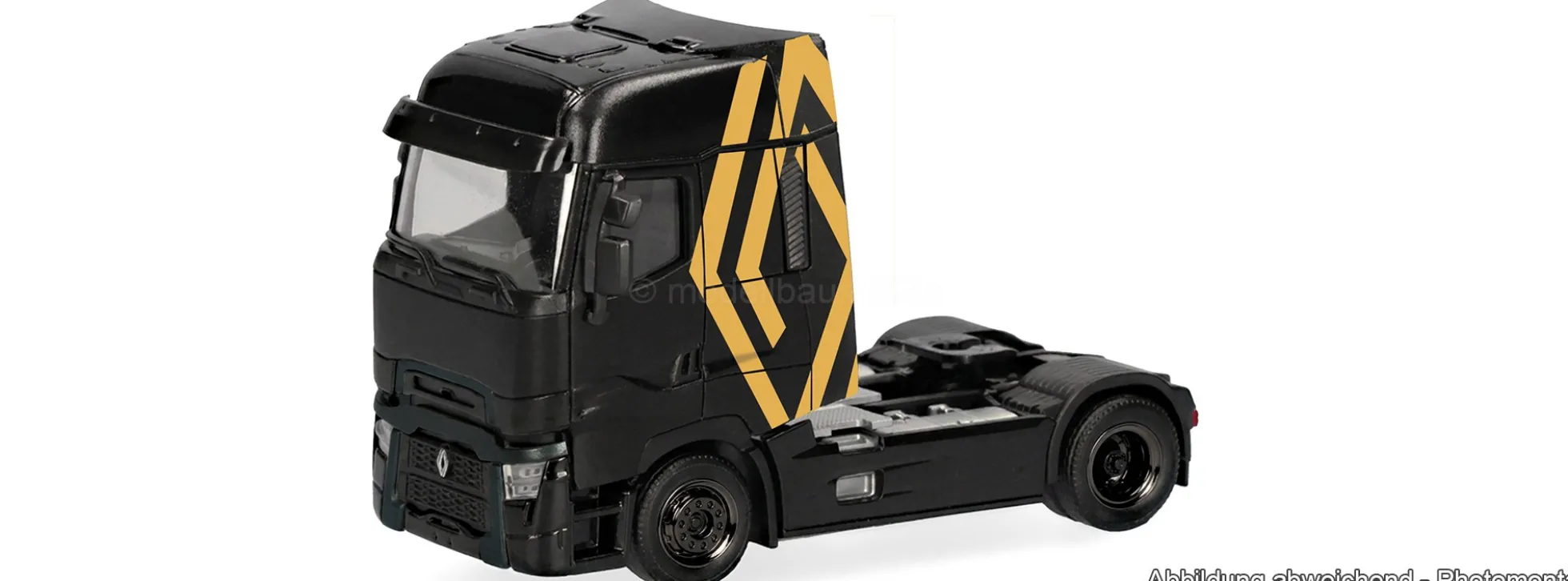 herpa 322430 Renault T facelift Zugmaschine - schwarz | LKW-Modell 1:87