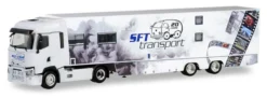 herpa 311243 Renault T Koffersattelzug SFT Transporte LKW-Modell 1:87
