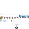 herpa 573245 Saab 340 Finnaviation Santa | WINGS 1:200