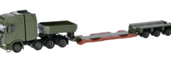 herpa 747295 Scania CR 20 HD Tieflade-Sattelzug Danish Army | Militärmodell 1:87