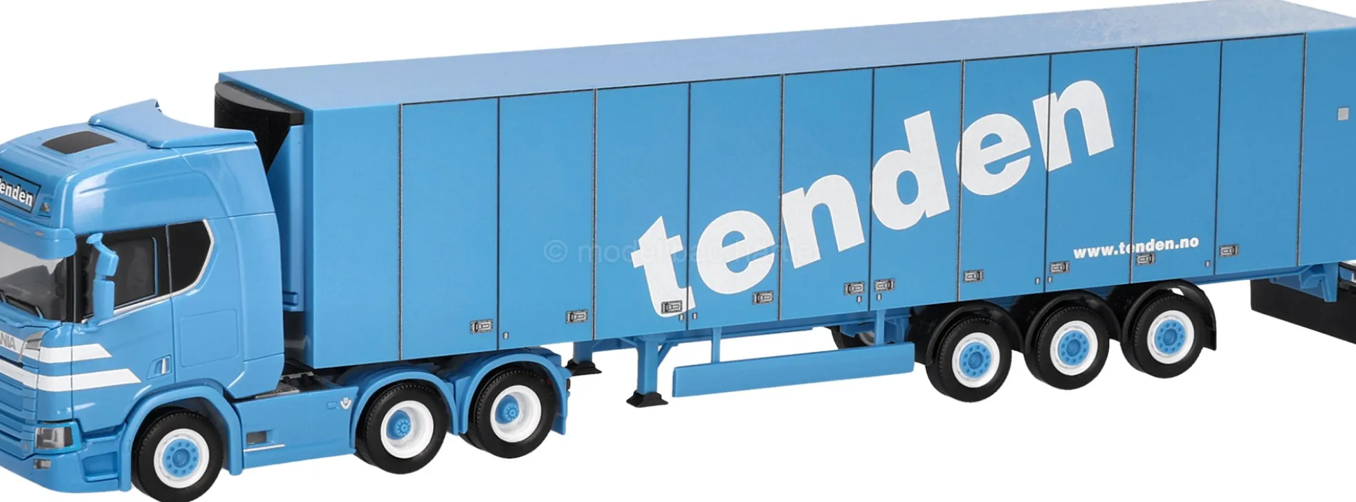 herpa 321143 Scania CR20 HD 6x4 Kühlkoffersattelzug Tenden LKW-Modell 1:87
