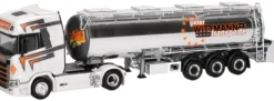 herpa 321037 Scania CS 20 HD Chromtank-Sattelzug - Wittmann Transport | LKW-Modell 1:87