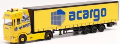 herpa 314763 Scania CS20 HD Gardinenplanensattelzug acargo Johnny Cash LKW-Modell 1:87