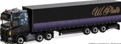 herpa 321884 Scania CS 20 HD Gardinenplanen-Sattelzug - Pluta / The King | LKW-Modell 1:87