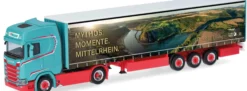 herpa 321280 Scania CS20 HD Gardinenplanensattelzug Spedition Heuser-Loreley LKW-Modell 1:87