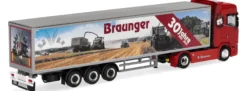 herpa 927093 Scania CS 20 HD Schubboden-Sattelzug - 30 Jahre Braunger | LKW-Modell 1:87