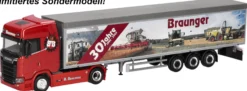 herpa 927093 Scania CS 20 HD Schubboden-Sattelzug - 30 Jahre Braunger | LKW-Modell 1:87