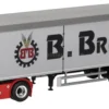 herpa 321136 Scania CS20 HD Schubbodensattelzug Braunger LKW-Modell 1:87