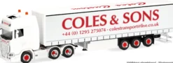 herpa 321815 Scania CS 20 Hochdach Sattelzug Coles + Sons | LKW-Modell 1:87