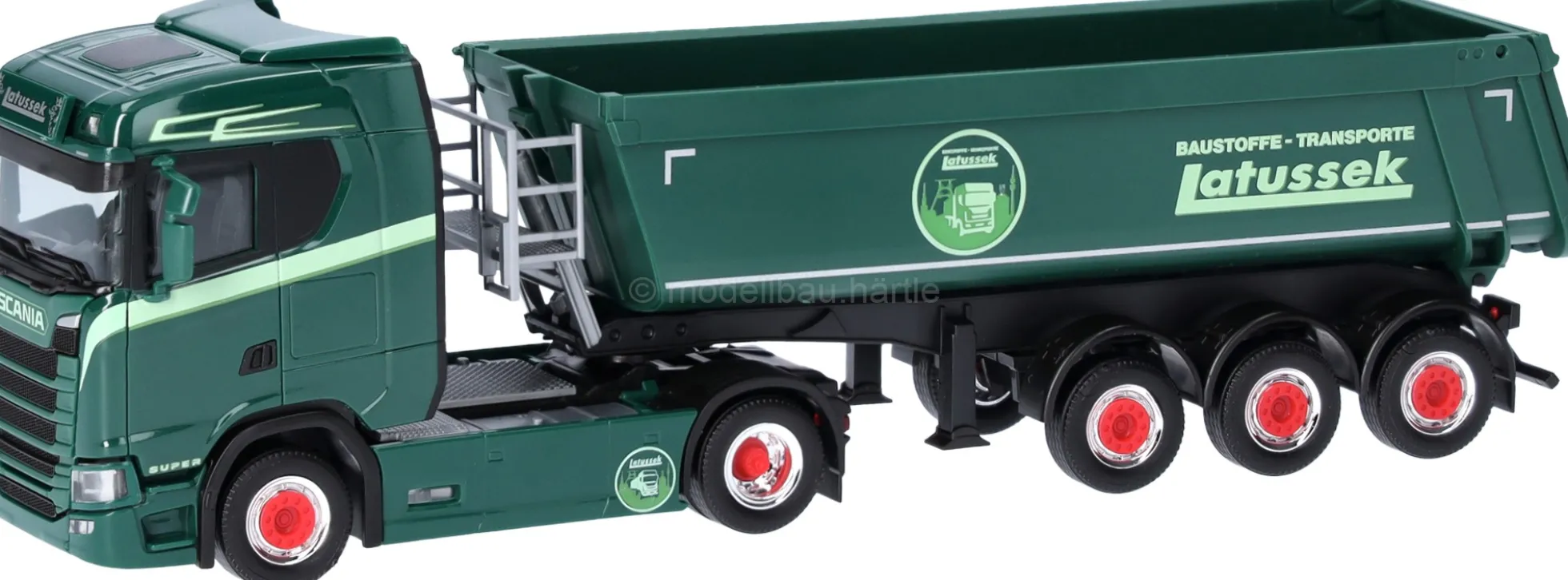 herpa 320337 Scania CS 20 ND Rundmulden-Sattelzug Latussek | LKW-Modell 1:87