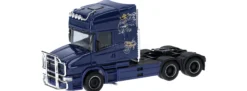 herpa 319423-002 Scania Hauber 04 Topline Zugmaschine 3-achsig - kobaltblau | LKW-Modell 1:87