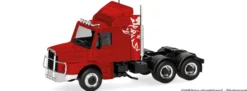 herpa 319416-002 Scania Hauber 142 Zugmaschine 6x4 rot | LKW-Modell 1:87