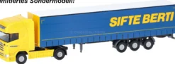 herpa 961721 Scania R 04 Topline Gardinenplanen-Sattelzug Sifte Berti | LKW-Modell 1:160