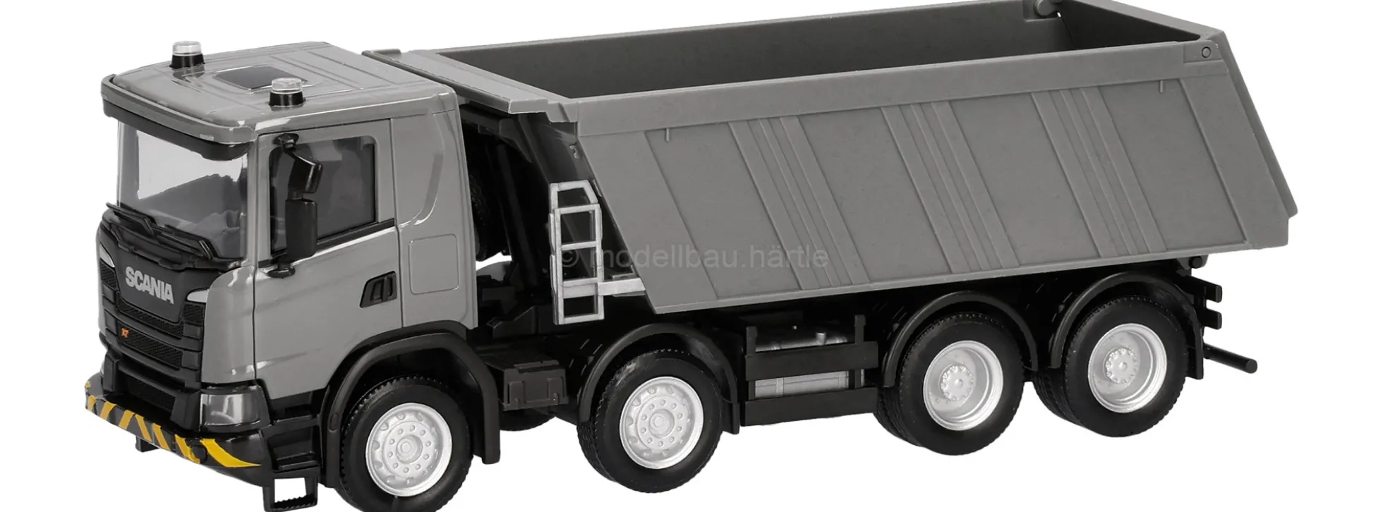 herpa 321402 Scania XT 17 Kipp-LKW 4-achs grau | LKW-Modell 1:87