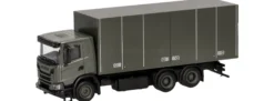 herpa 747226 Scania XT17 Koffer-LKW Schwedische Armee | Militär-Modell 1:87