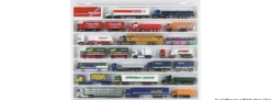 herpa 029216 Schaukasten | Vitrine weiß | 57 x 45 x 3,5 cm | für LKW 1:87