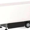 herpa 077088 Schmitz E-Trailer Kühlkofferauflieger 3achisg weiß neutral LKW-Modell 1:87
