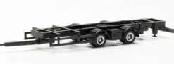 herpa 085533 Tandem-Hängerfahrgestell für Volumenzüge Festaufbau | 2 Stück | Teileservice 1:87
