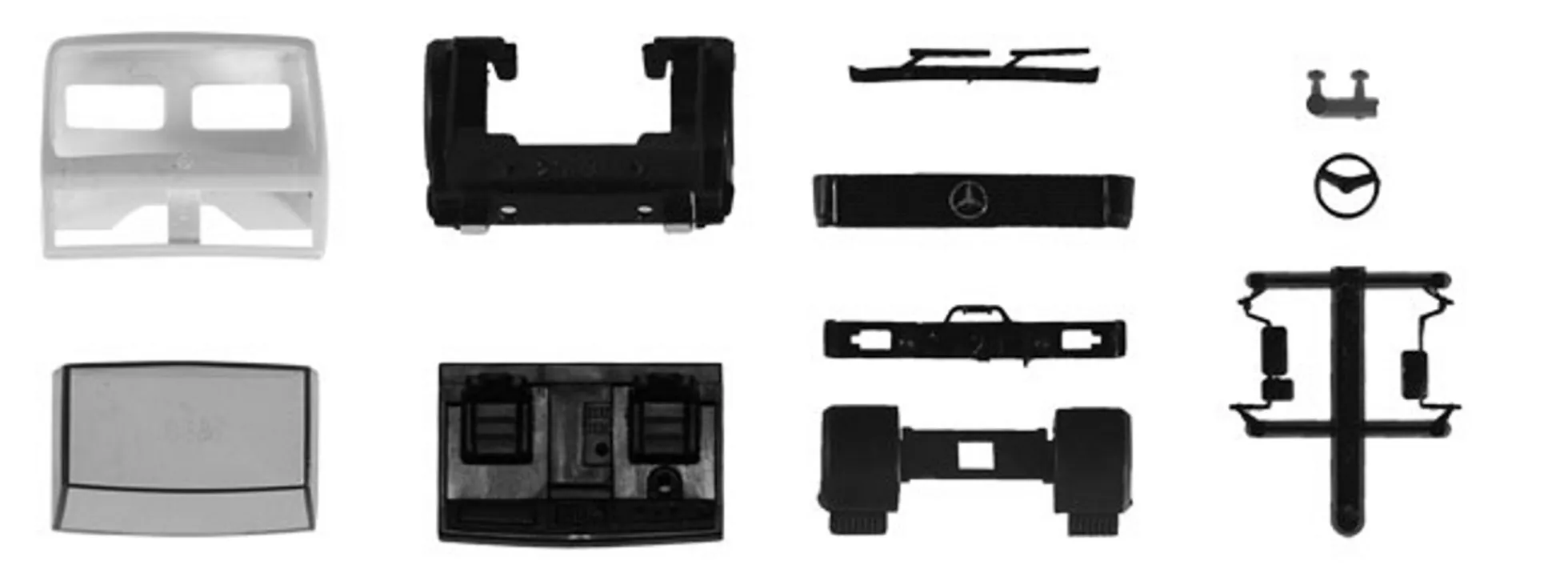herpa 084864 Teileservice Fahrerhaus Mercedes-Benz SK 88 kurze Kabine 2 Stück Bausatz 1:87