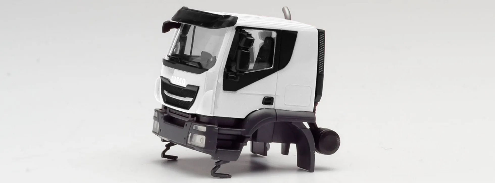 herpa 085106 Teileservice Fahrerhaus Iveco Trakker 2 Stück weiss Zubehör LKW 1:87