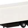 herpa 086134 Teileservice Gardinenplanenauflieger 3achsig weiß 2 Stück Bausatz 1:160