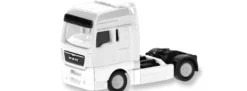 herpa 086059 Teileservice MAN TGX XXL Solozugmaschine weiß 2achsig 2 Stück Bausatz LKW 1:160