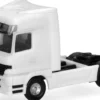 herpa 086073 Teilservice MB Actros LH Solozugmaschine weiß | 2 Stück | LKW-Modell Bausatz 1:160