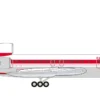 herpa 574051 Tupolev TU-154M CSA Czechoslovak Airlines Teplice | WINGS 1:200