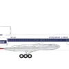 herpa 538121 Tupolev TU-154M LOT Polish Airlines | WINGS 1:500
