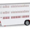 herpa 076333-002 Viehtransporter-Auflieger weiss 1:87
