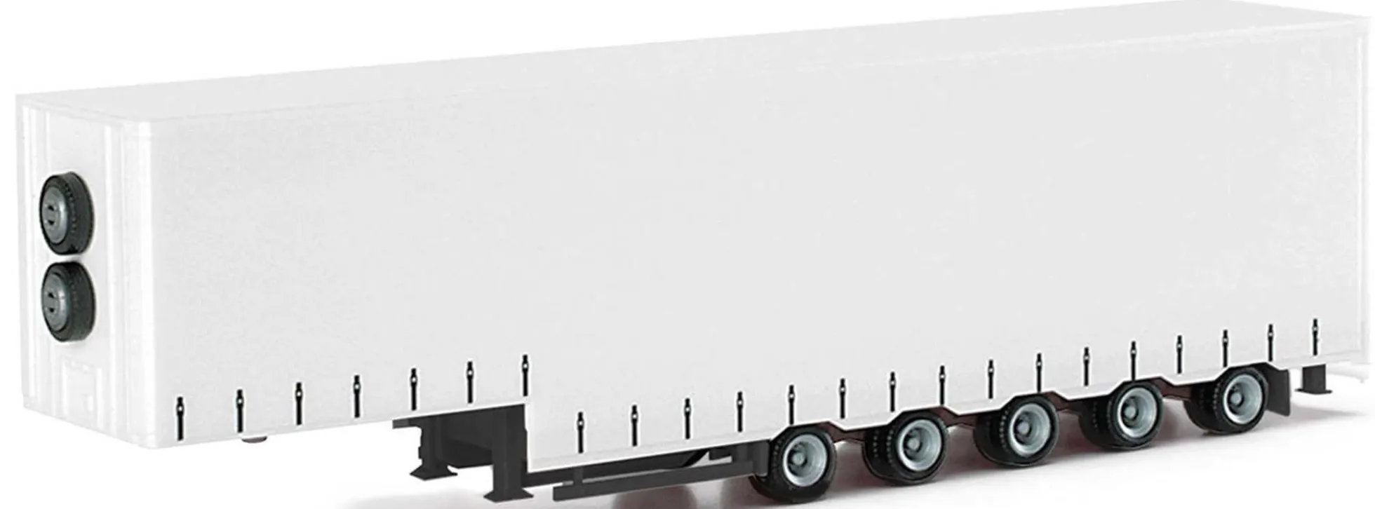 herpa 076265-002 Volumengardinenplanenauflieiger 5achsig Zubehör LKW-Modell 1:87