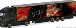 herpa 321891 Volvo FH Aero GL XL Ko.-Sattelzug | Weihnachtsmodell 2026 | LKW-Modell 1:87