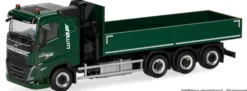 herpa 321693 Volvo FH 2020 FD Pritsche mit Ladekran - Mayer Zweibrücken | LKW-Modell 1:87
