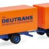 herpa 322492 Volvo F88 Koffer-Hängerzug - Deutrans | LKW-Modell 1:87