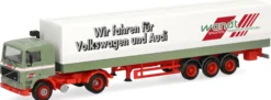 herpa 322126 Volvo F10 Planensattelzug Wandt Wir fahren für Volkswagen und Audi LKW-Modell 1:87