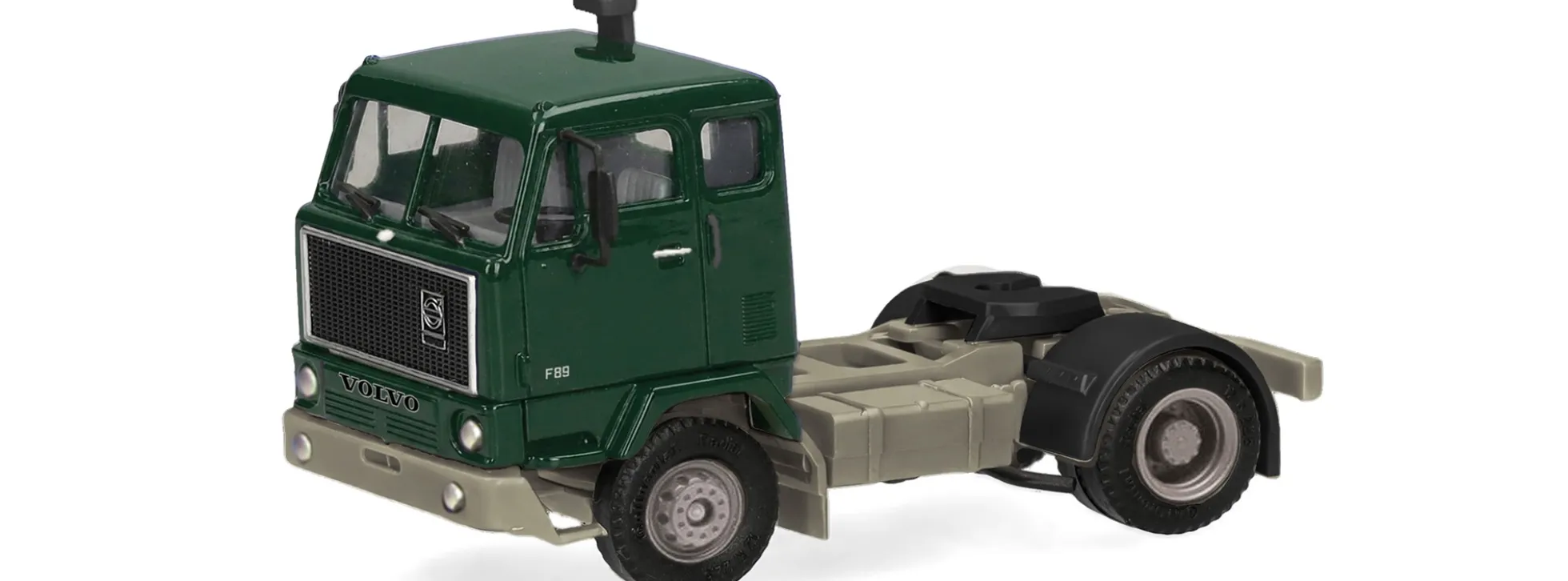 herpa 321587-002 Volvo F89 Solozugmaschine 2achs tannengrün LKW-Modell 1:87