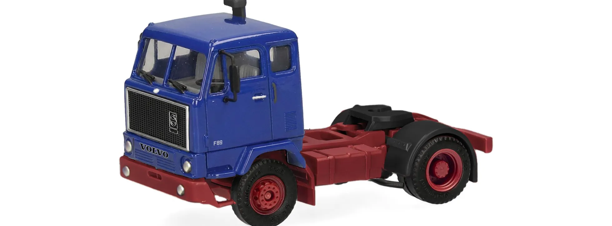 herpa 321587 Volvo F89 Zugmaschine 2-achs blau | LKW-Modell 1:87