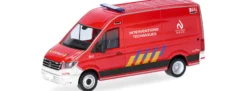 herpa 099387 VW Crafter Kasten Hochdach Feuerwehr Belgien | Blaulichtmodell 1:87