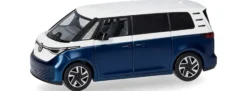 herpa 431132-002 VW ID. Buzz People weiß-blau metallic | Modellauto 1:87