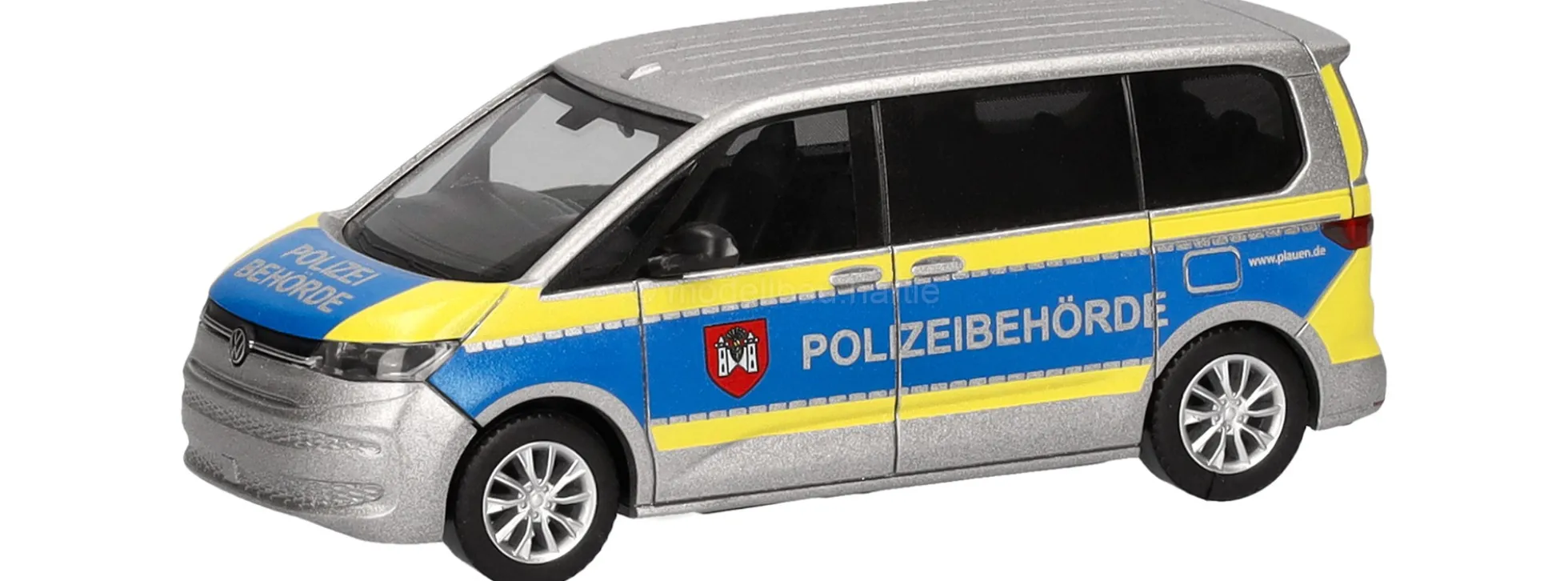 herpa 098625 VW Multivan Polizeibehörde Plauen | Blaulichtmodell 1:87