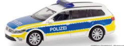 herpa 099554 VW Passat GTE Variant Polizei Niedersachsen | Blaulichtmodell 1:87