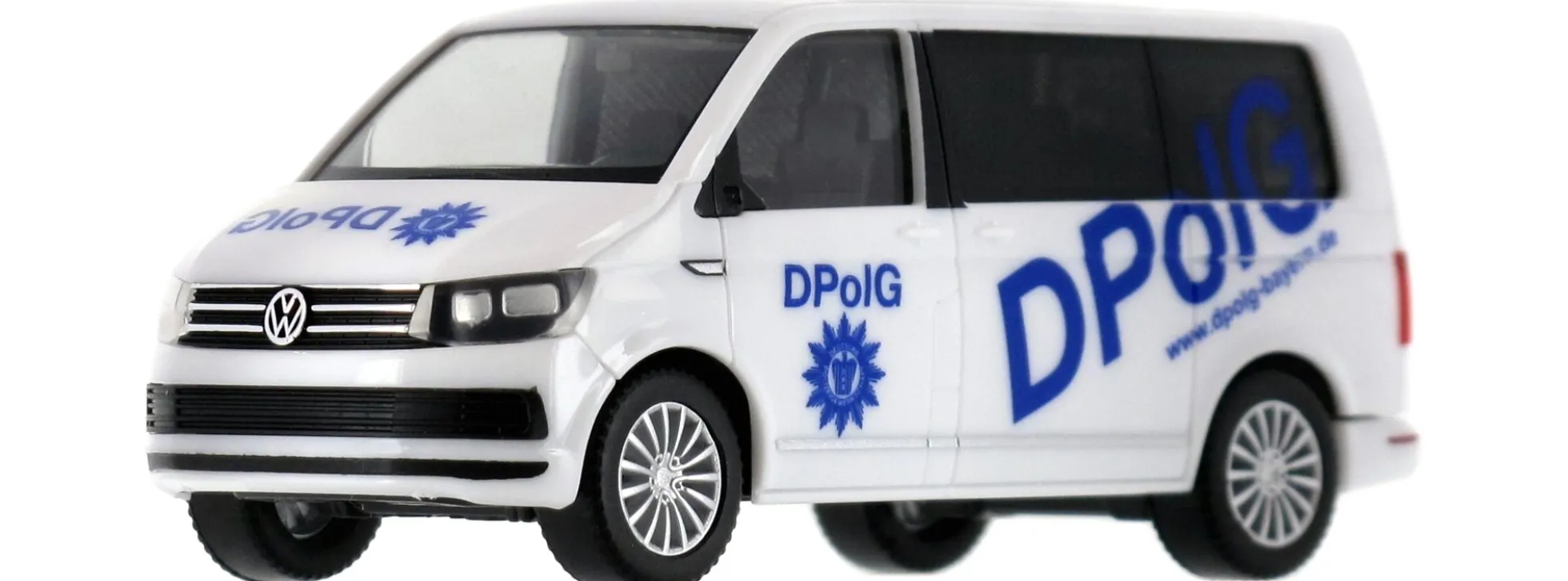 herpa 948074 VW T6 Bus Polizeigewerkschaft Bayern Automodell 1:87