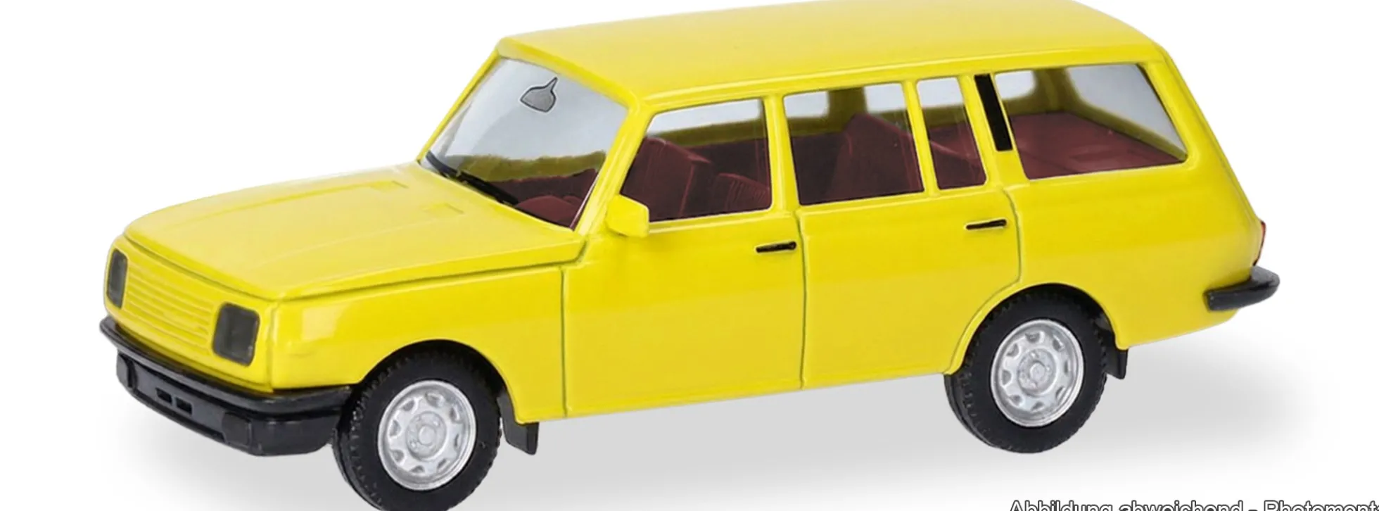 herpa 024266-004 Wartburg 353 85 Tourist zitrusgelb | Modellauto 1:87