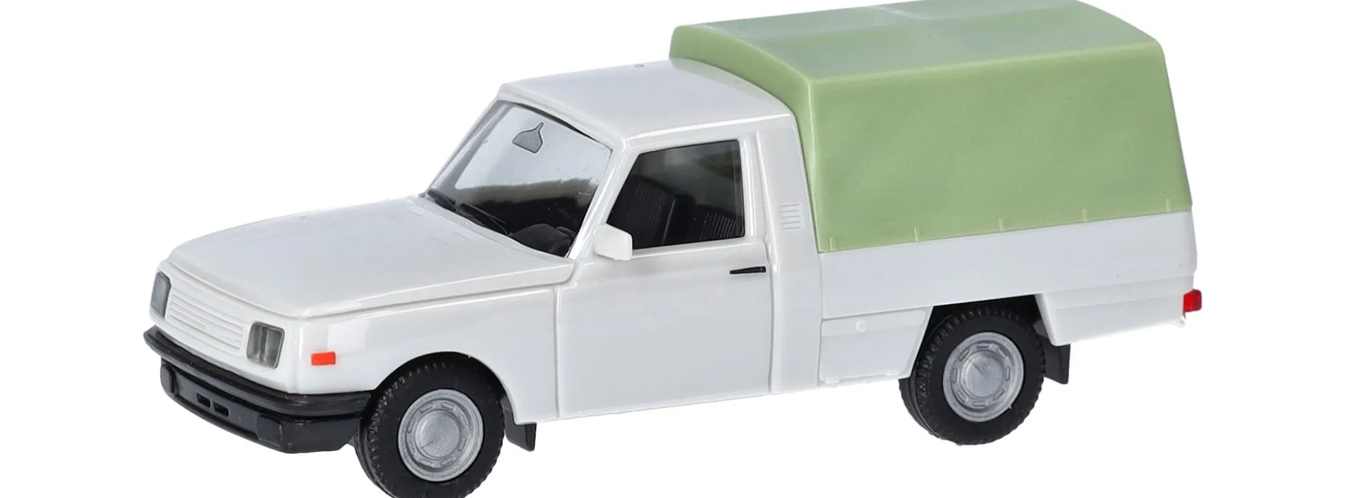 herpa 420921-002 Wartburg 353 Trans 85 mit Plane lichtgrau | Modellauto 1:87