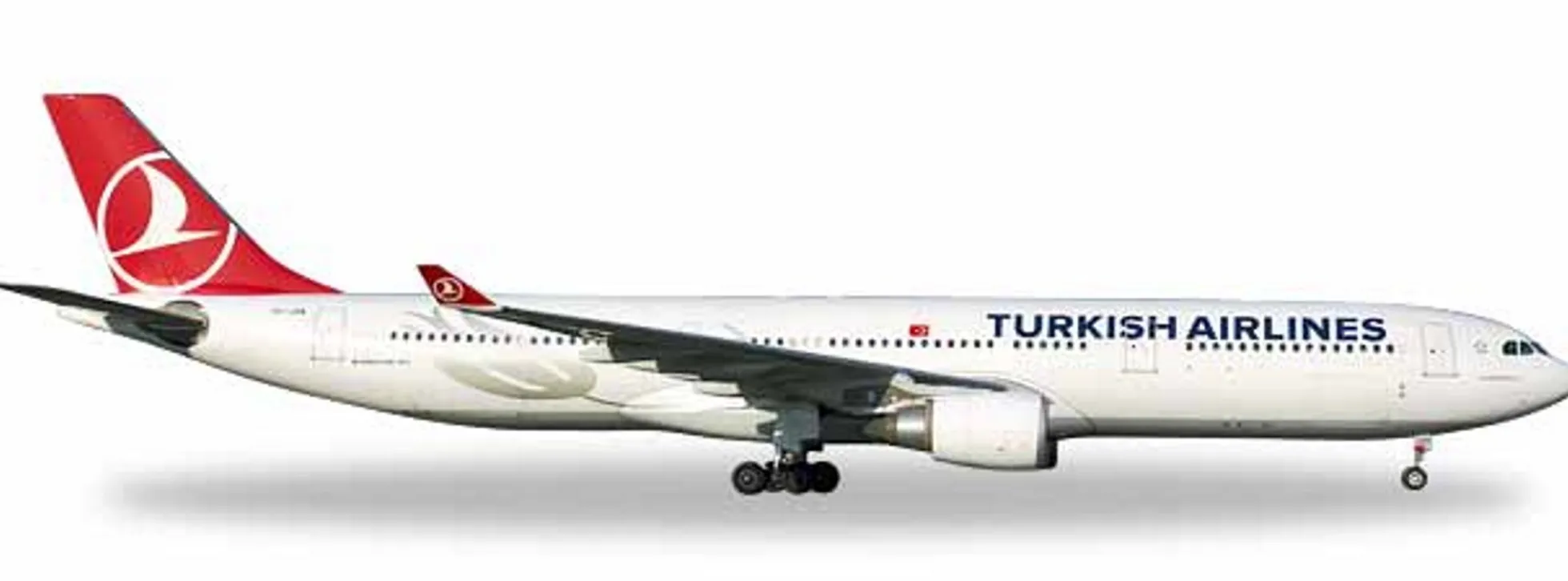 herpa WINGS 531443 Airbus A330-300 Turkish Airlines Pamukkale Flugzeugmodell 1:500