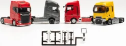 herpa 054232 Zubehör Lowbar und Sidebar für Zugmaschinen | 6 Stück | Bausatz 1:87