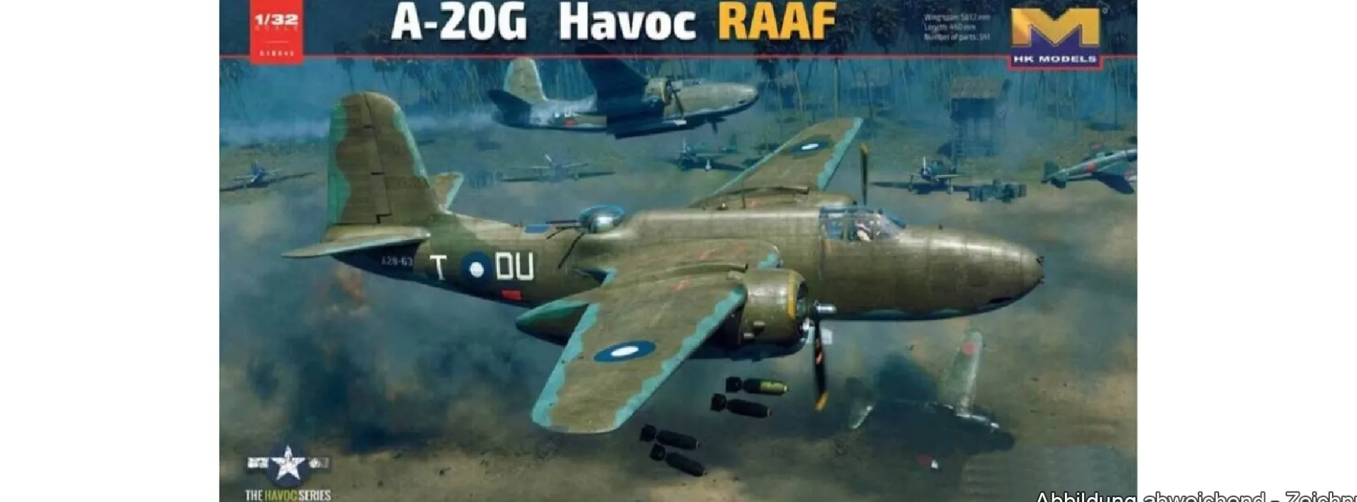 HKModels HKM01E042 Douglas A-20G Havoc RAAF | Flugzeug Bausatz 1:32
