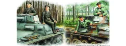 HobbyBoss 84419 Deutsche Panzerbesatzung | 4 Stück | Figuren Bausatz 1:35