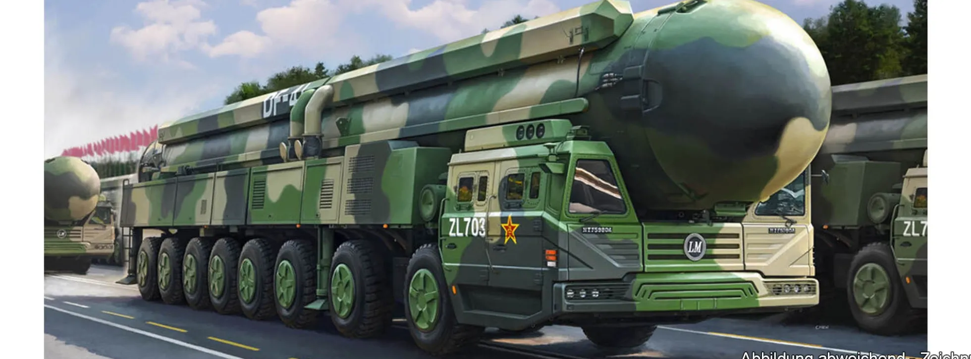 HobbyBoss 82963 DF-41 ICBM | Interkontinentalrakete Bausatz 1:72